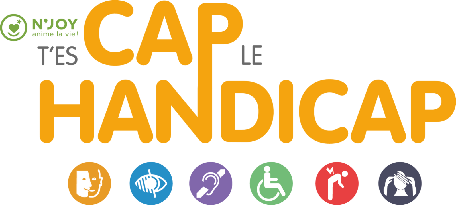 logo t'es cap le handicap 2